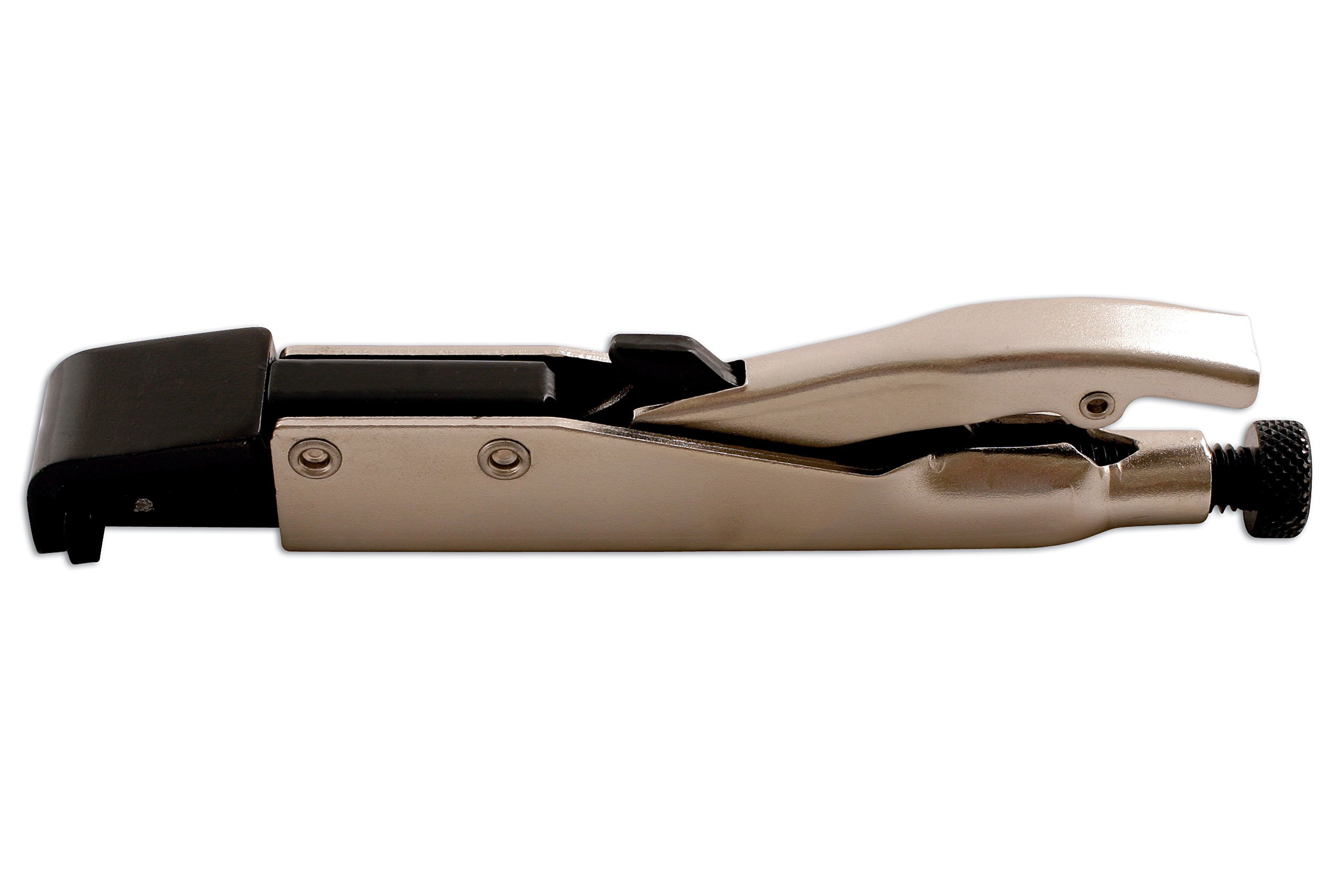 PowerTec 91366 Self Locking Multi Grip Plier - Straight Jaws, Silver