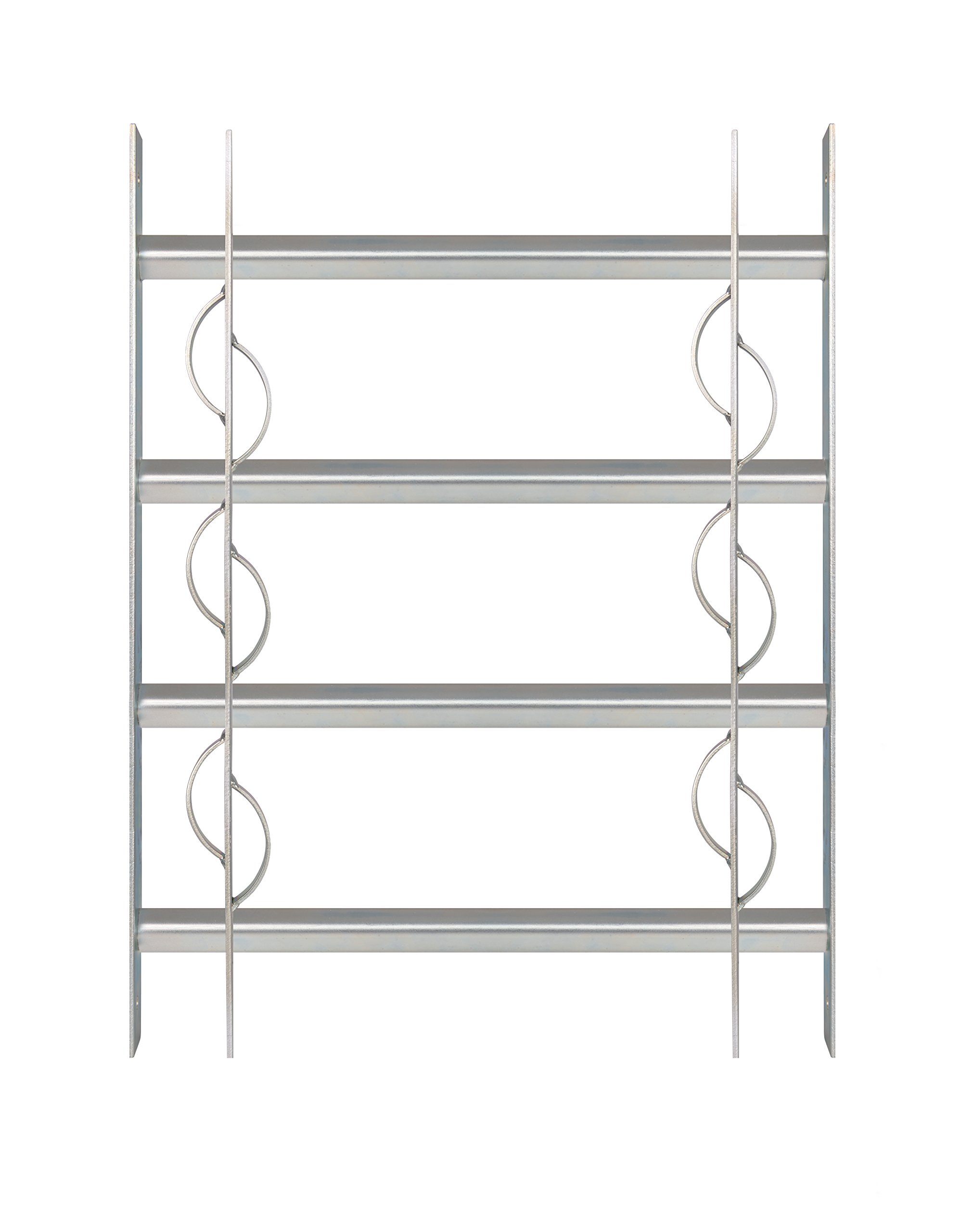 Gah-Alberts Secorino Style – Window Grille Extendible Blue-galvanised, 563646