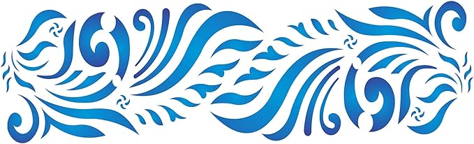 Plantilla barroca de 38,10 x 11,43 cm (M) – Clásico victoriano en