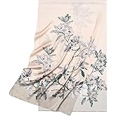 100% Mulberry Silk Scarf for Women - Large Shawl, Head Wrap, Neck & Hair Accessory - Gift Packed