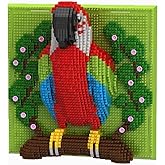 BDYDT Wall Art Parrot Building Blocks Set; A Wall Decor Set for Adults Who Love Creative Hobbies(2008 Pieces) Toys Gifts for Kid and Adult