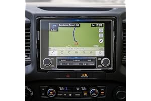 YEE PIN 2022 2023 2024 Frontier Screen Protector Glass for Nissan Frontier (Pro-X, Pro-4X) Pickup Truck 9'' Infotainment Screen Protector Radio Screen Cover Screen Saver Accessories