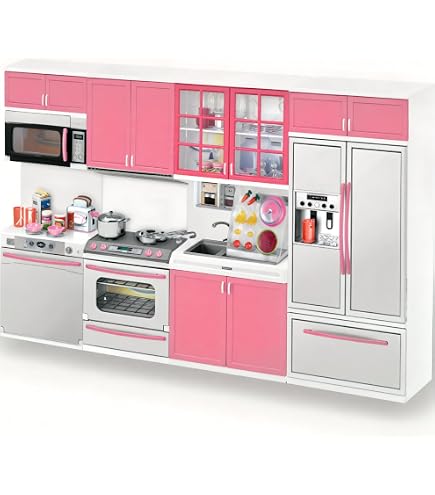 Bizak Mini World Playset de Cuisine avec 5 Boules, Set de Cuisine Miniature avec appareils ménagers et Accessoires, pour Enfants à partir de 6 Ans ( 64502007