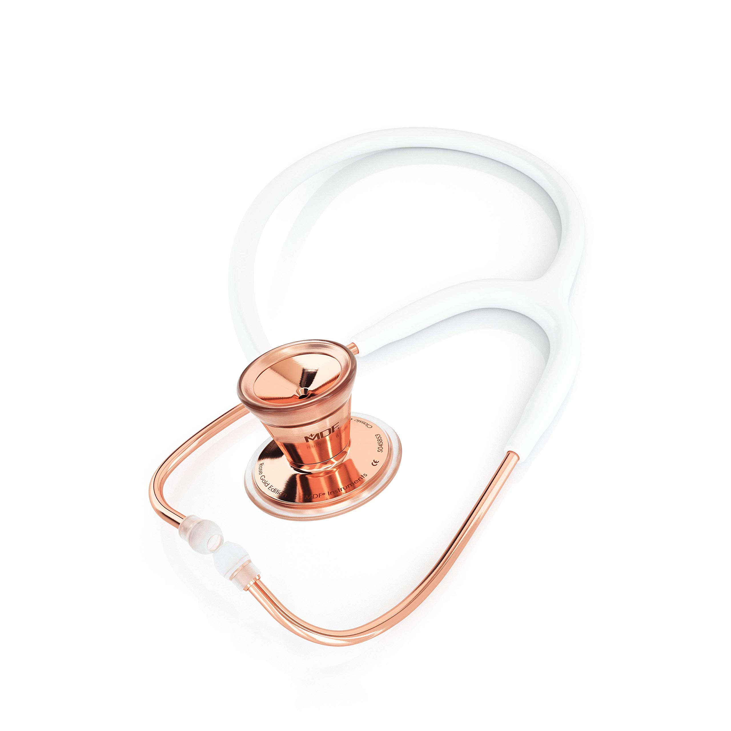 MDF Rose Gold ProCardial Cardiology Stethoscope + MDF Stethoscope Hard