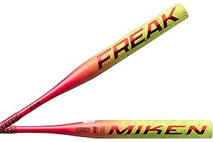 Miken | 2025 | Freak Slowpitch Softball Bat | USSSA | Balanced 1-Piece | 13" Barrel | MSU5FRK1B | 26 oz