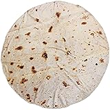 CASOFU Burritos Blanket, Giant Flour Tortilla Throw