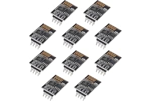 DWEII 10PCS ESP8266 ESP-01S WiFi Serial Transceiver Module 4MB Flash 3.3V Internet of Things WiFi Module Board