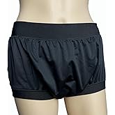 AQX Adult Diaper Cover for Incontinence, High Waist Active Waterproof Latex Pants, Noiseless Reusable Washable Pull Up Plastic Pants (NC High Waist M)