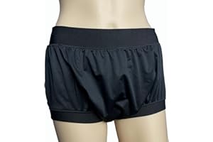 AQX Adult Diaper Cover for Incontinence, High Waist Active Waterproof Latex Pants, Noiseless Reusable Washable Pull Up Plastic Pants (NC High Waist 5XL)