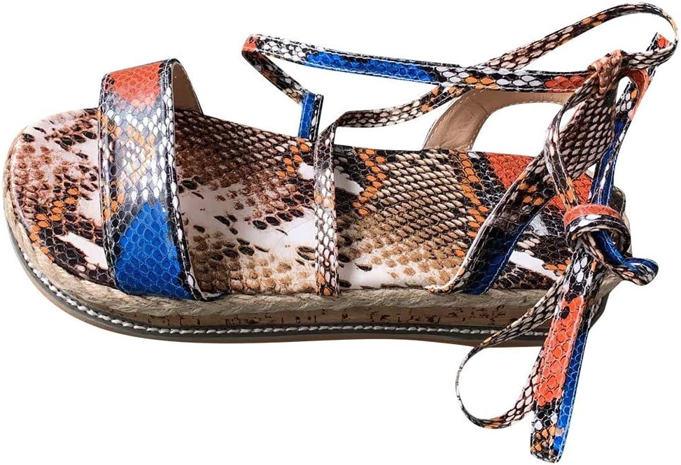 ankle wrap espadrilles snakeskin