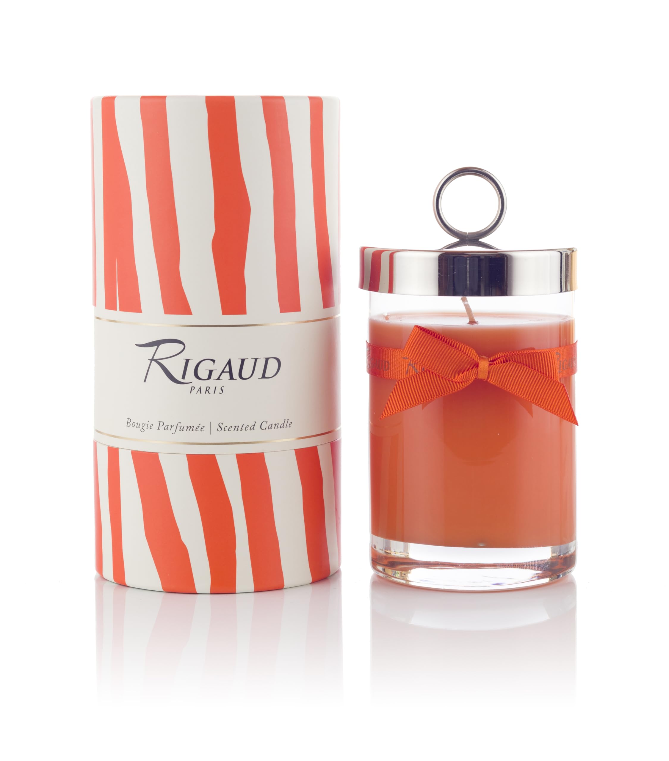 Rigaud BGM287760 Large Candle Model Vesuvius Orange 100% Made in France