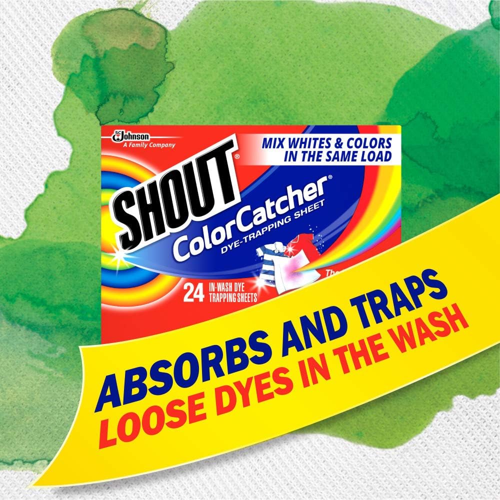 Shout Color Catcher Sheets for Laundry, Maintains Clothes Original Colors, 72 Count: Health & Personal Care