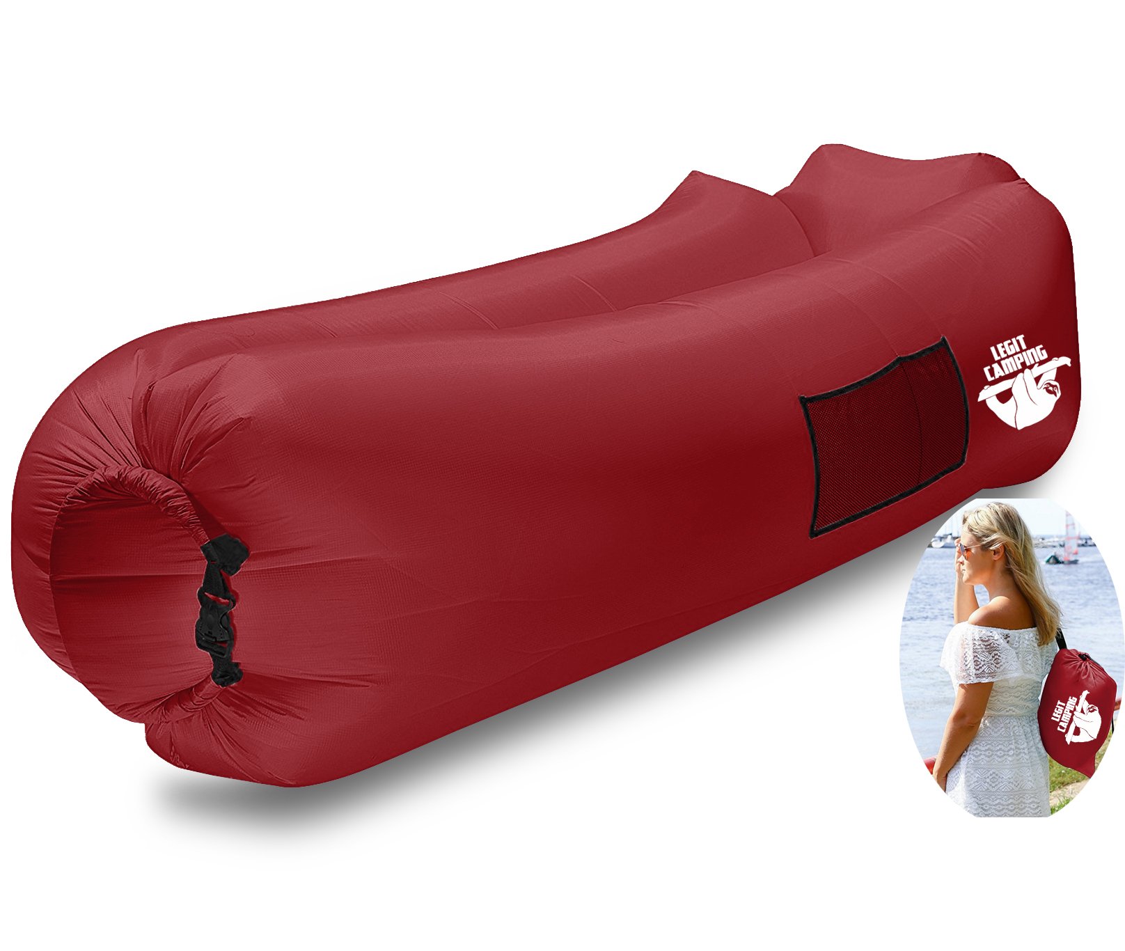 legit camping inflatable lounger - Main Image