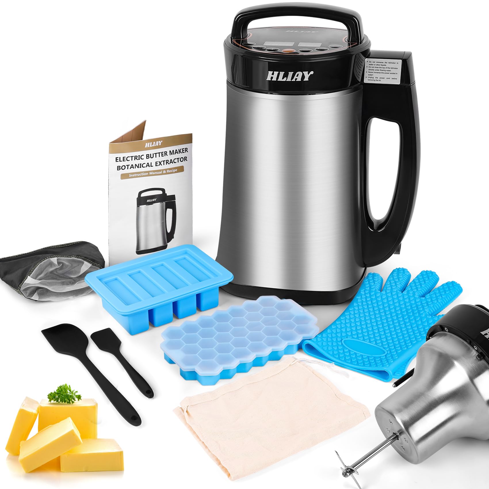 Photo 1 of 2 In 1  Decarboxylator and Infuser, Herbal Infuser, Adjustable Temperature?32-250°F?304 Stainless Steel, Tincture Machine, Magical Butter Machine Include Recipes Lifetime Replacement (Sliver)