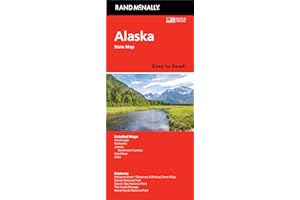 Rand McNally Easy to Read: Alaska State Map