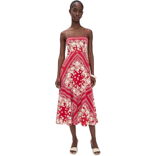 WAYF Women's Spencer Cami Dress, Orange, XS at Amazon Women's Clothing store