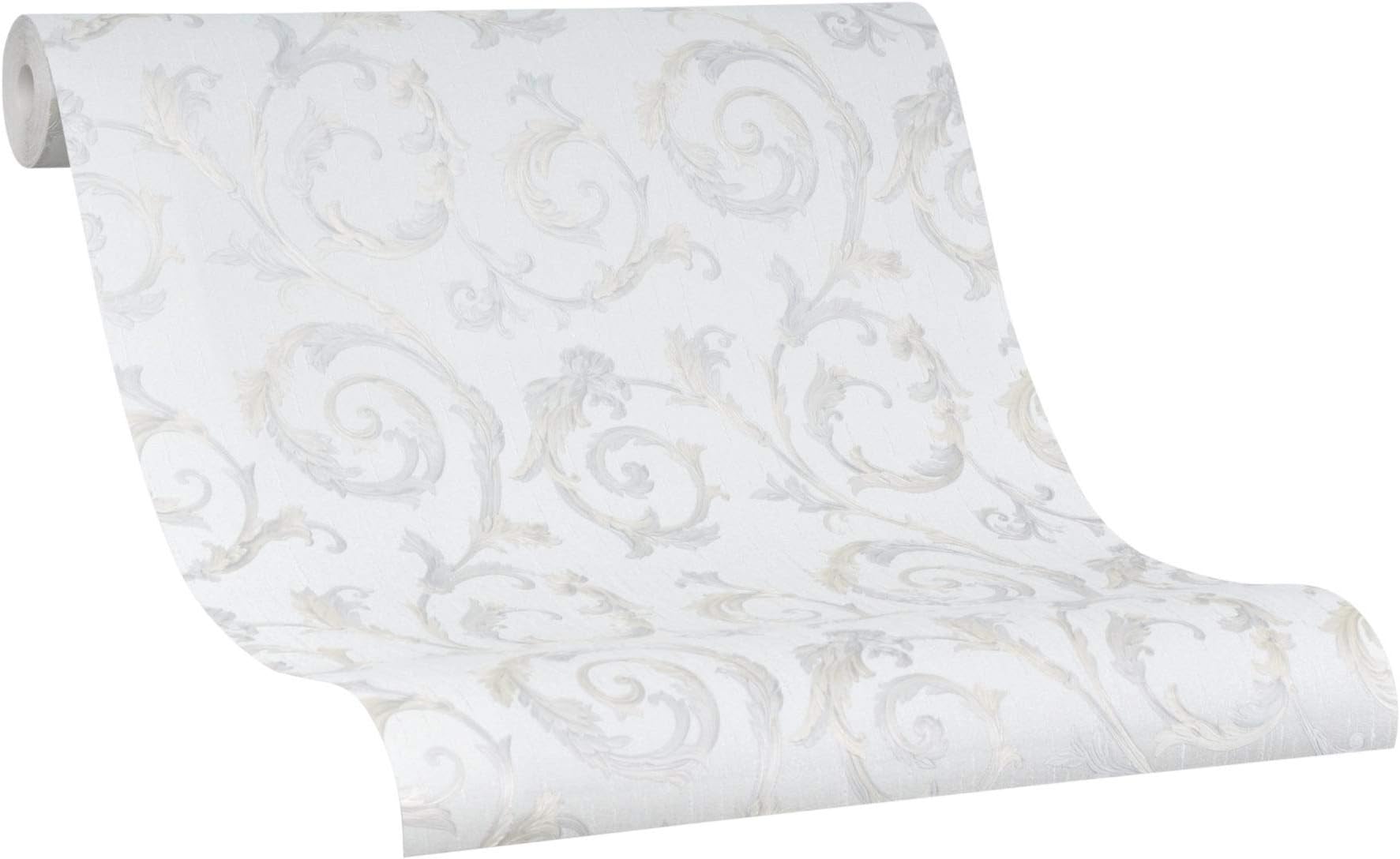 Marburg 30612 Wallpaper, Grey, Pearl, 10.05 m x 0.53 m