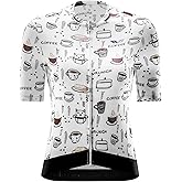 ROCKBROS Womens Cycling Jersey Short Sleeve Breathable Quick-Dry Bike Shirts with 3 Pockets Full Zipper Reflective Elements