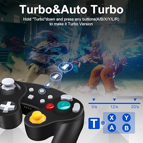 ADHJIE Wireless Gamecube Controller for Nintendo Switch,Wireless