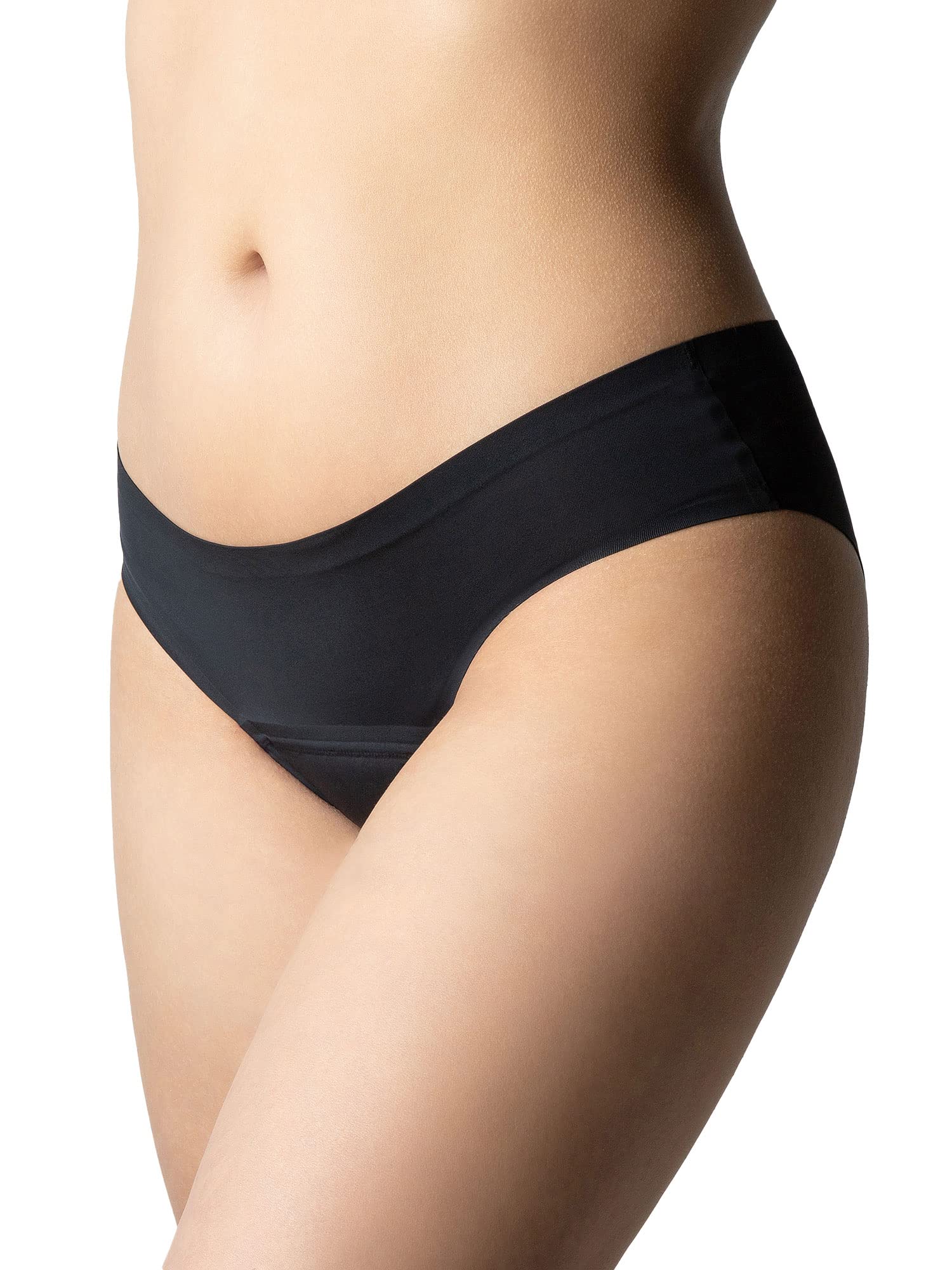 Relaxsan A1016 (Black, M) Period Pants, Period Underwear, Washable, Cotton Gusset, Menstruation, Incontinence