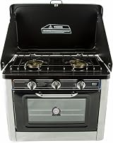 NJ The right choice NJ CO-01 Camping Gas Oven 2 Burner Portable Stove LPG view 1