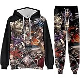 GO2COSY Anime Gachiakuta Hoodie and Pants Set Sweatshirt Sweater Pullover Sweatpants Fleece