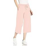 Amazon Essentials Women's French Terry Fleece Wide-Leg Crop Sweatpant