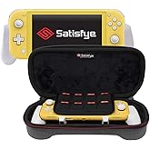 Satisfye - ZenGrip Go Slim Bundle (Lite), - Accessories Compatible with Nintendo Switch Lite - Bundle includes: Grip Lite, Slim Case. BONUS: 2 Thumbsticks (Gray)