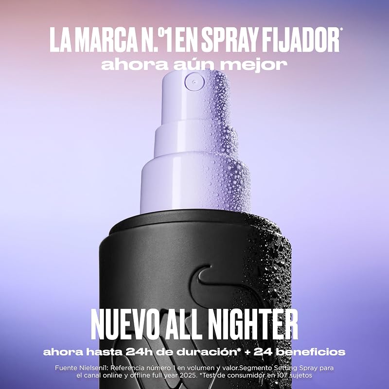 , All Nighter, Spray fijador de maquillaje, Acabado natural, 30 ml — foto 2 de 8