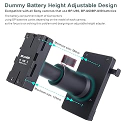 kocackoo Adjustable Fully Decoded V-Mount Battery