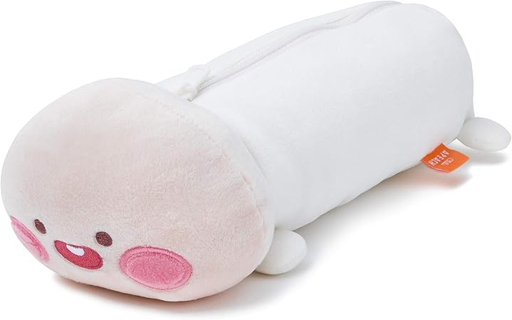 Amazon オフィシャル カカオフレンズ 日本エディション ちびアピーチ ぬいぐるみ ペンケース Kakao Friends Japan Edition Chibi Apeach Pen Case ペンケース 文房具 オフィス用品