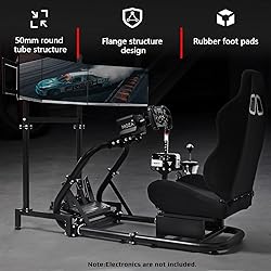 Dardoo Racing Simulator Cockpit with Triple Monitor