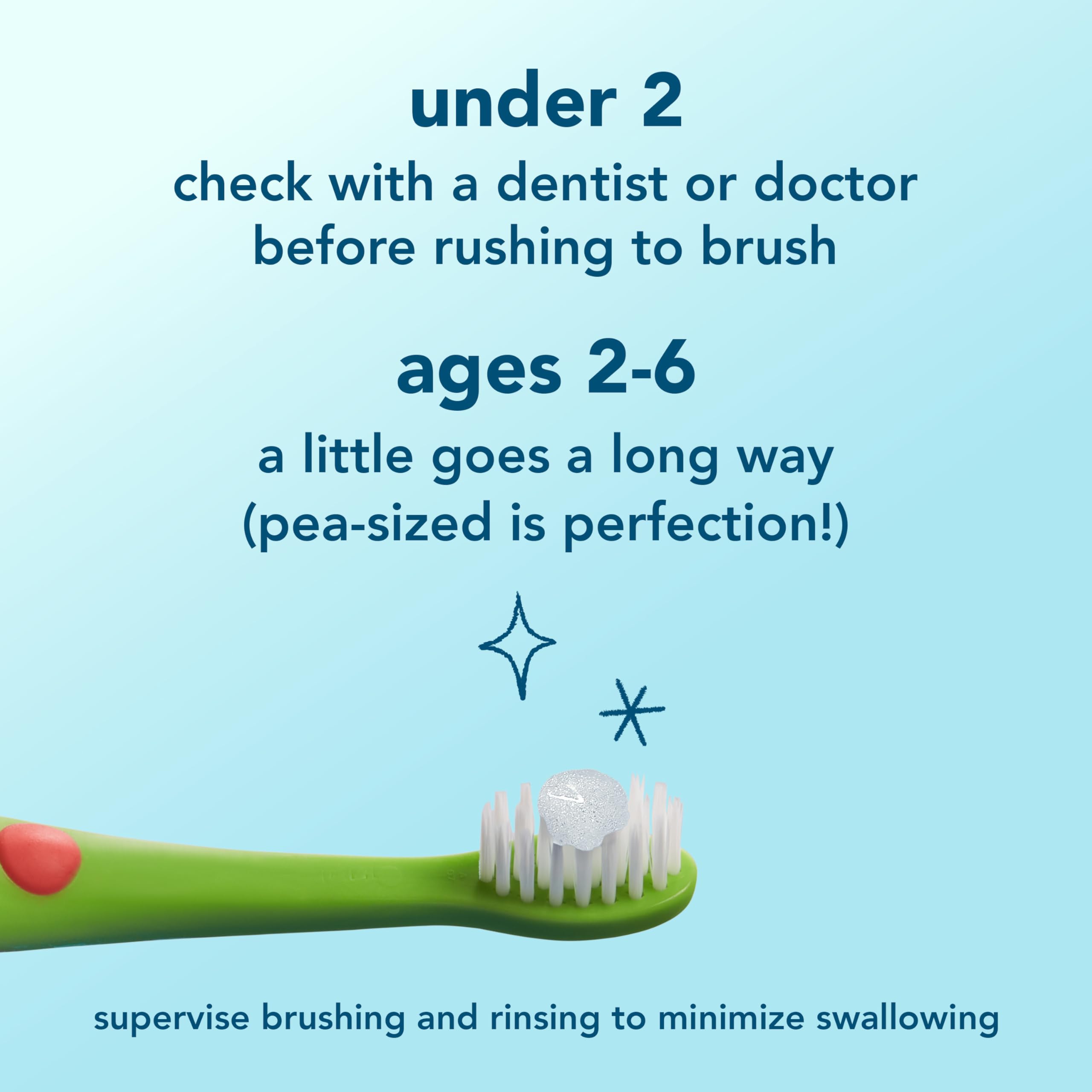 Hello Unicorn Sparkle Kids Toothpaste with Fluoride, Bubble Gum Toothpaste, 4.2 Oz Tube (Pack of 3)