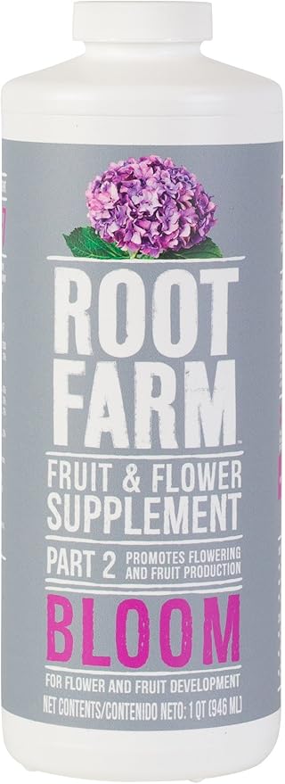 Amazon Com Root Farm Fruit Flower Supplement Liquid Nutrient For Hydroponic Plants 32oz Garden Outdoor