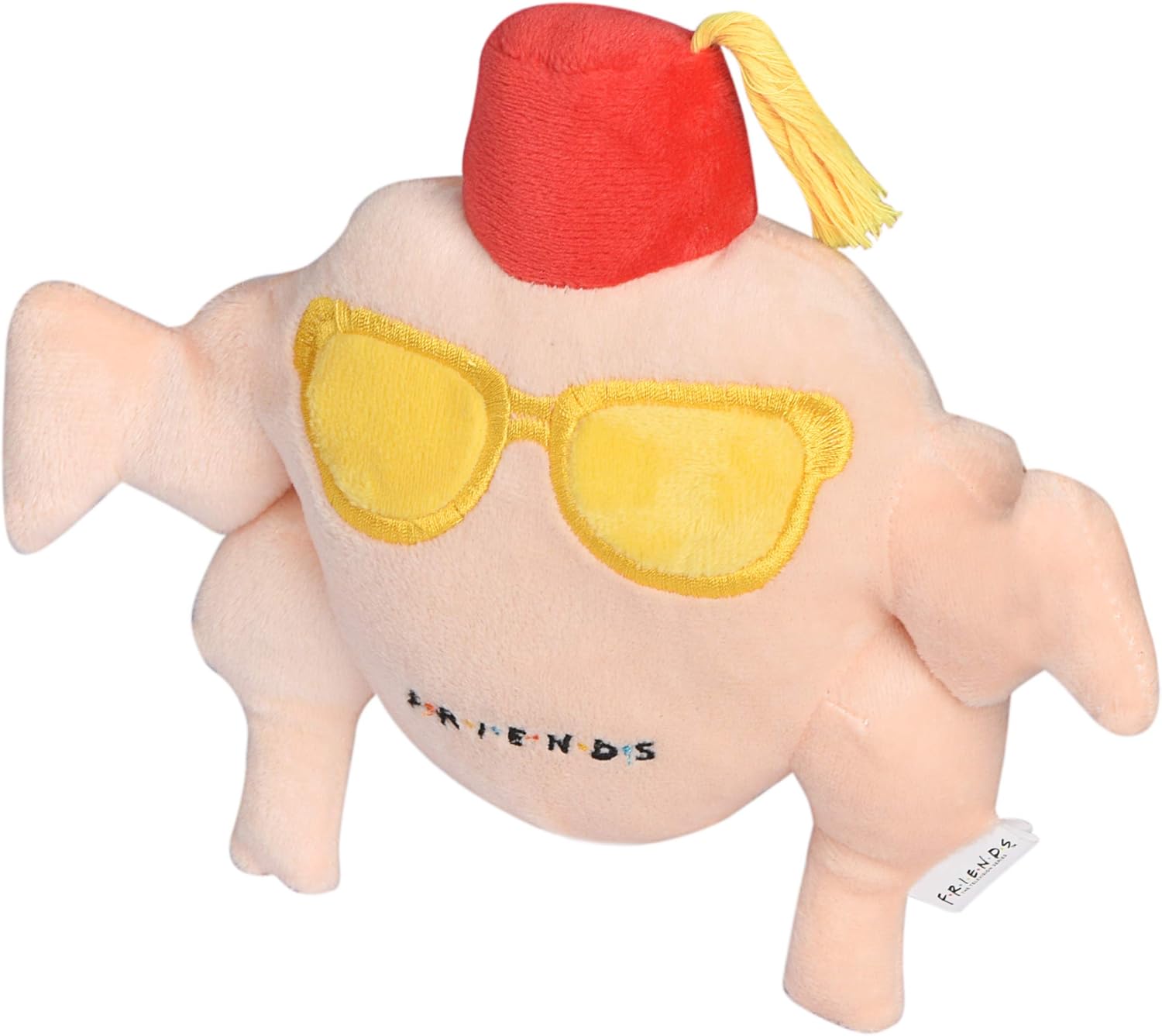 Friends TV Show Turkey Head Plush Dog Toy