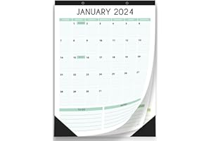 STRIVE ZEN Fridge Calendar 2024-2025 for Refrigerator by StriveZen, 12x16 Inches, Large, Monthly, Magnetic, Vertical, January 2024-December 2025, 24 Months, Space for Notes, To Do