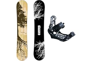 New Camp Seven Roots CRC Snowboard +APX Bindings Men's Snowboard Packages