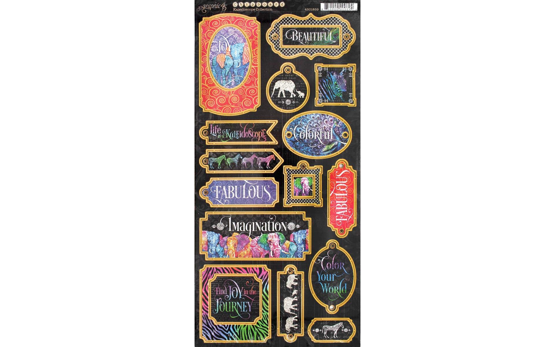 Graphic 45 Garden Goddess Chipboard Die