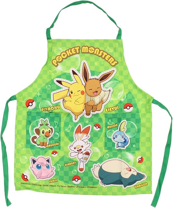 Amazon Co Jp ポケットモンスター ポケモン エプロン 男の子 キッズ 綿100 子供 エプロン ポケモン 036 01 110cm 服 ファッション小物