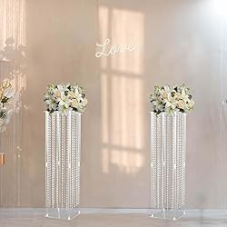 Efavormart 40" Heavy Duty Acrylic Flower Pedestal