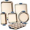 Amazon.com: NutriChef 6-Piece Nonstick Bakeware Set - Premium Carbon ...
