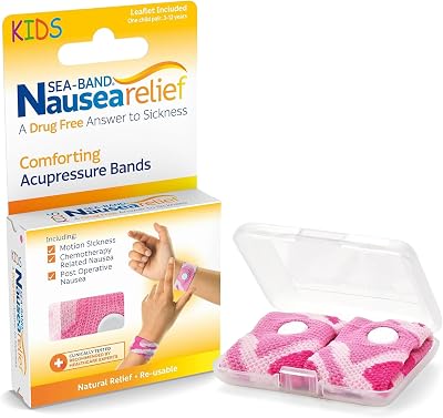 Sea-Band Travel & Motion Sickness Nausea Relief Acupressure Wristbands Kids
