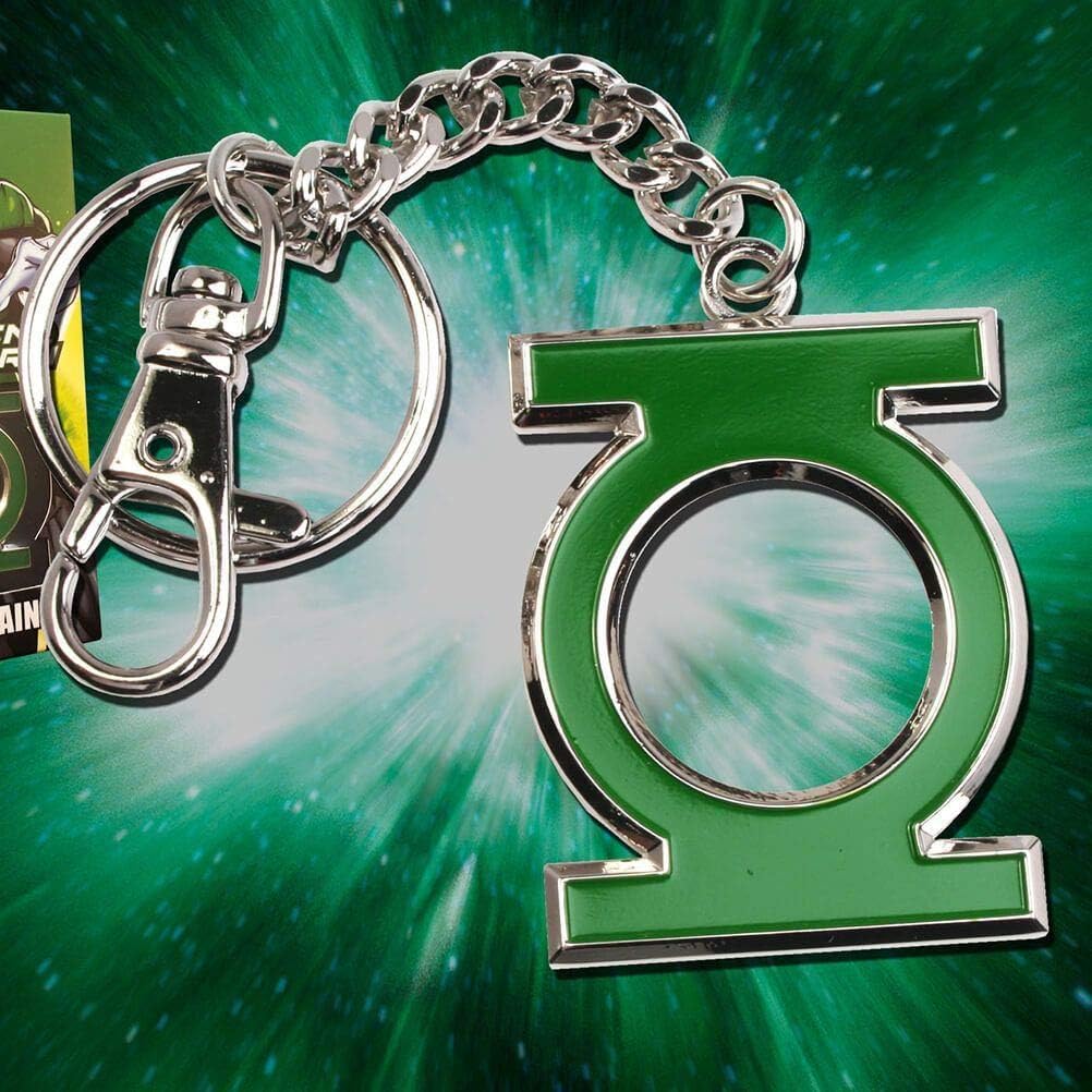 The Noble Collection DC Green Lantern Logo Keychain, Vert, S - Image 3
