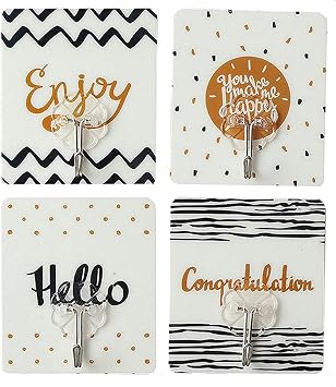 Edelstahl-Aufbewahrungshaken, starke klebende Wandhaken, hängende Haken