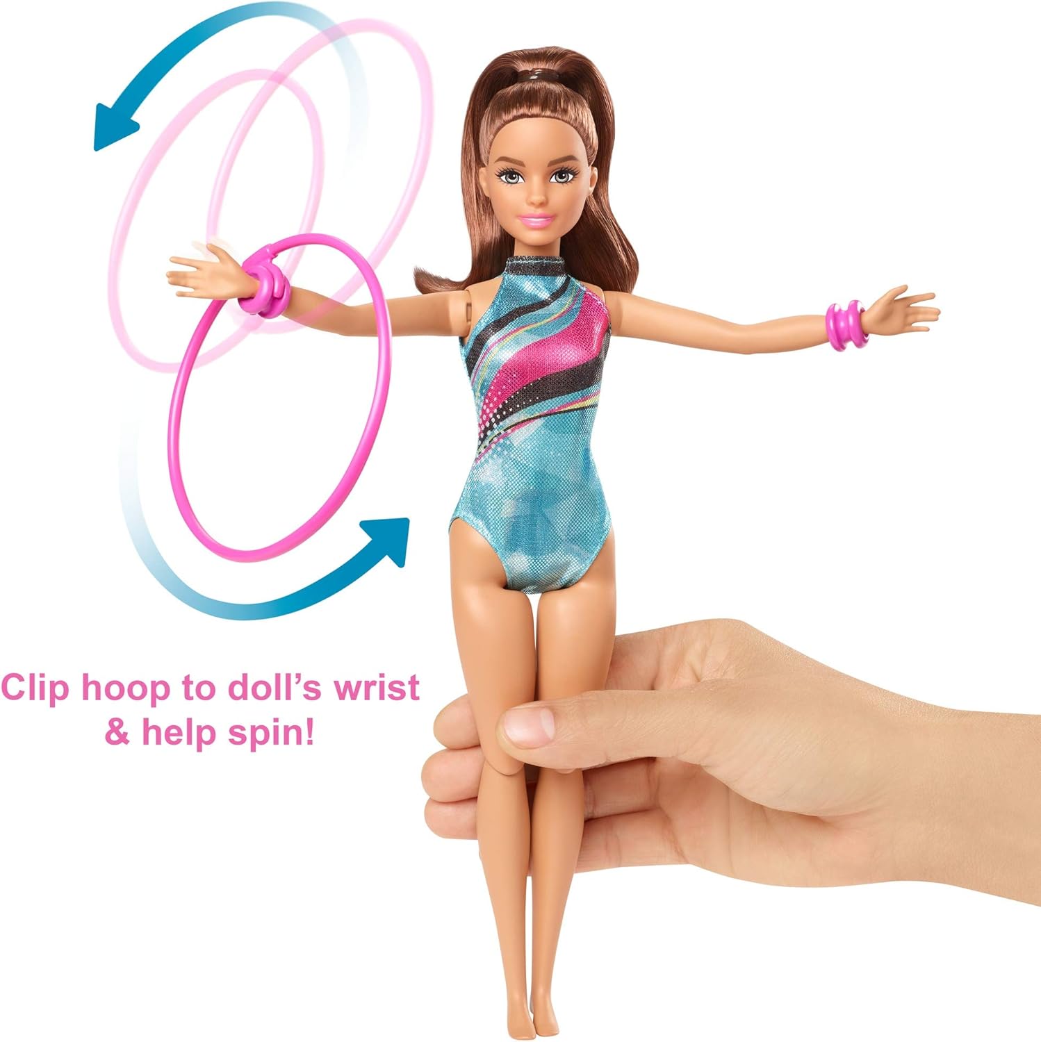 barbie trampoline set