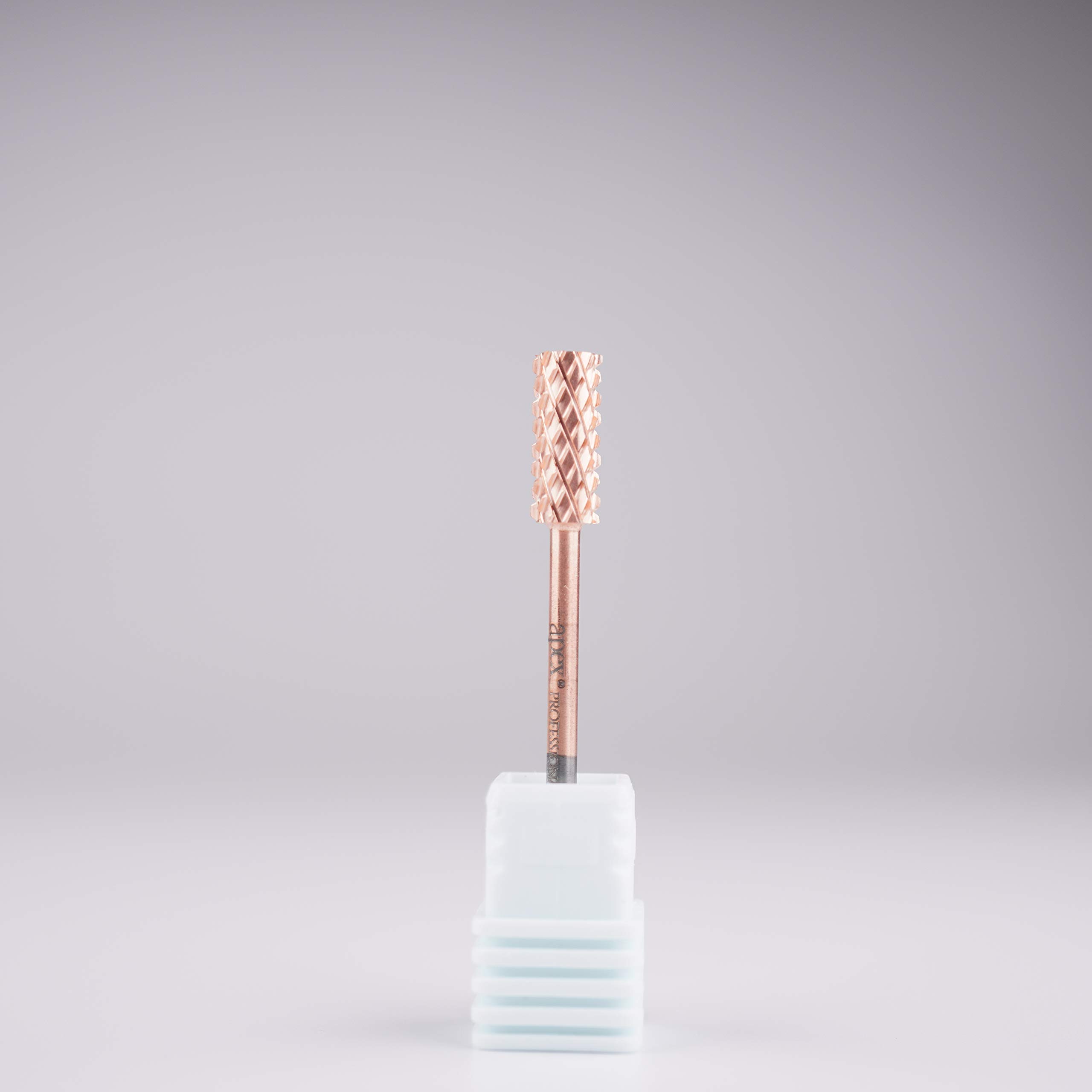 New* Apex® Professional Tungsten Carbide Electric Nail Drill Bit 3/32 inch, 2.35mm Shank for Gels, Acrylics, Nail Art, Manicure, Pedicure, Salon Professional Nails (Small Barrel) (4X Coarse)