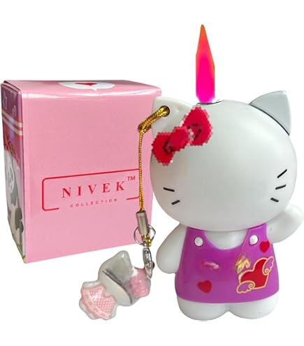 Amazon.com: NIVEK Kuromi Y2K Lighter Flame 3D Japanese Chain