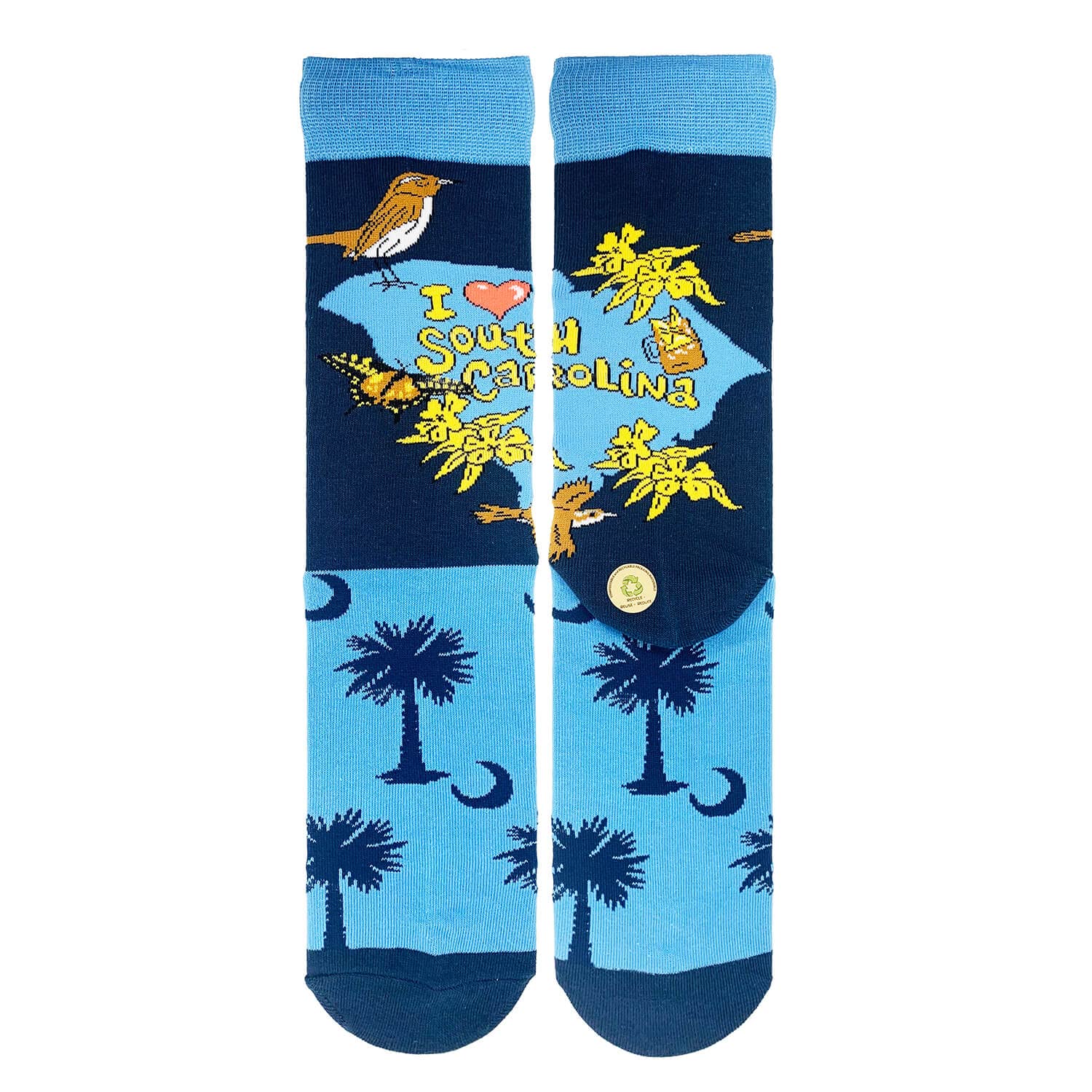 ooohyeah Men's Novelty Crew Socks, City State Gifts