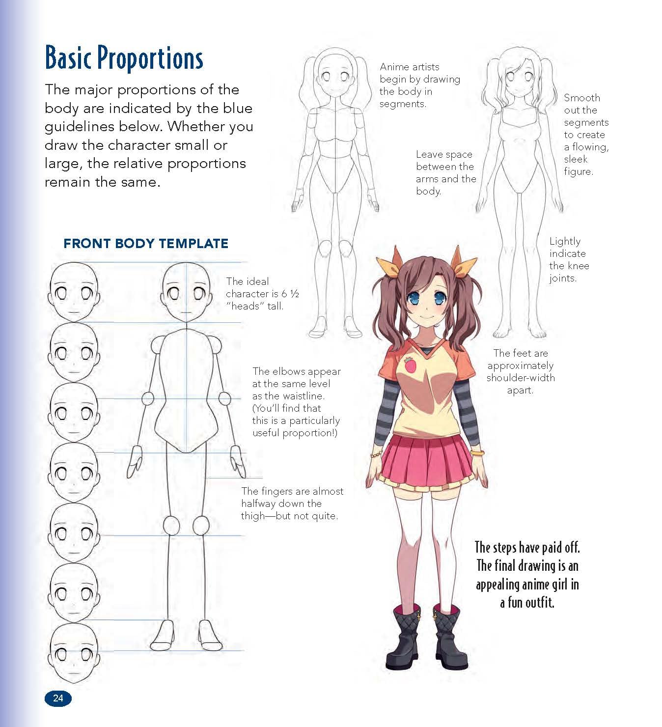 Master Guide to Drawing Anime: Amazing Girls: How to Draw Essential Character Types from Simple Templates – A How to Draw Anime / Manga Step by Step ... Master Guide to Drawing Anime) (Volume 2)