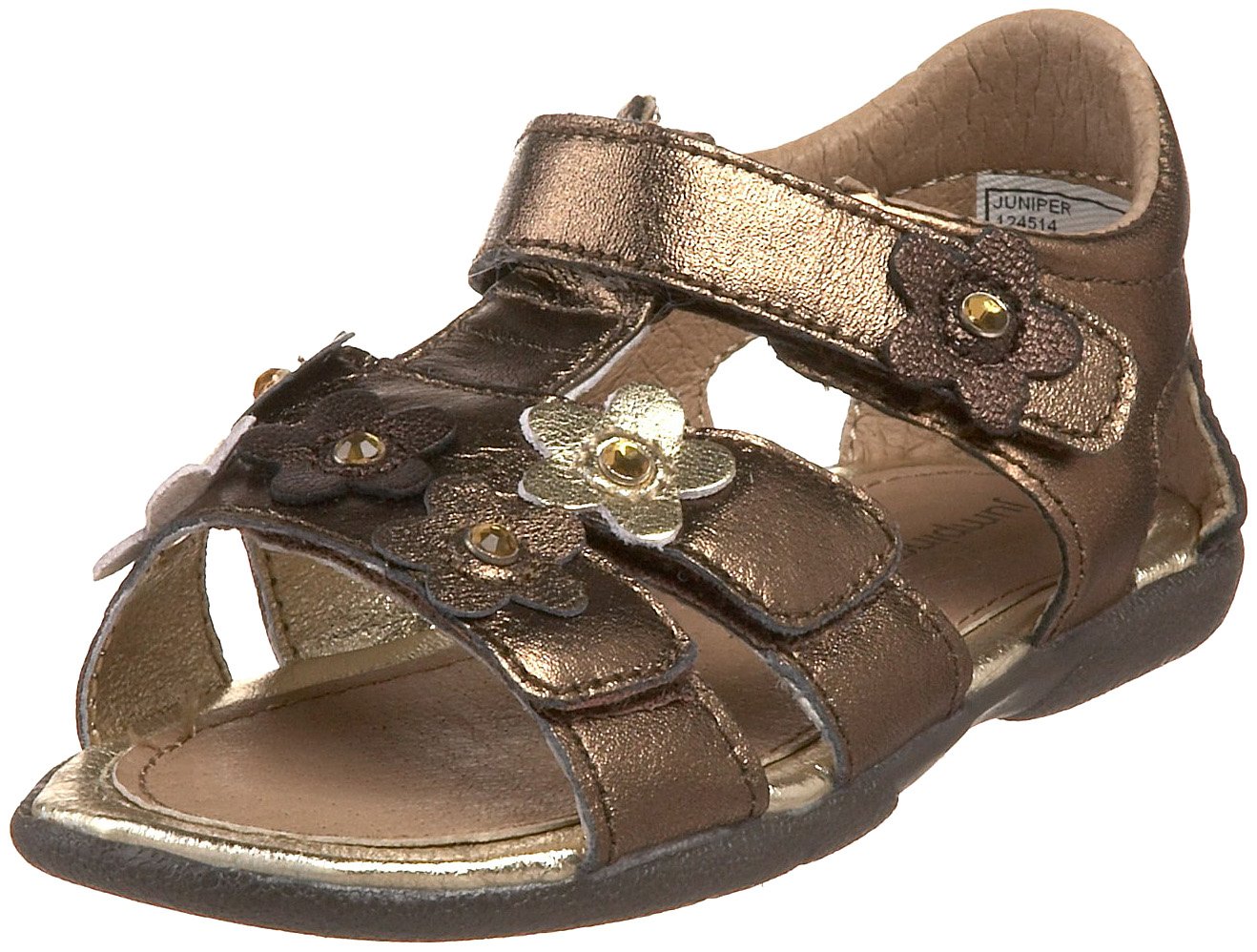 Jumping Jacks Juniper Sandal (Toddler),Copper